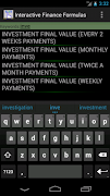 Finance Formulas imagem de tela 1