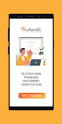 Authentific Blockchain 포스터