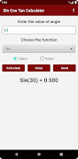 Sin Cos Tan Calculator اسکرین شاٹ 2