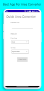 پوستر Quick Area Unit Converter
