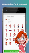 WAStickerApps Characters Stick screenshot 1