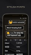 Black Gold Keyboard Theme screenshot 2