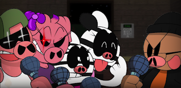 Piggy friday night   funkin Mod 海报