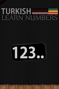 Turkish Numbers & Counting Plakat