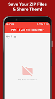 PDF To ZIP File Converter PDF capture d'écran 1