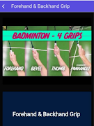 Basic Badminton Guide स्क्रीनशॉट 2