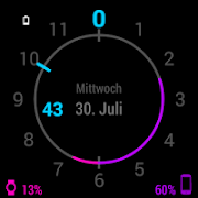Chrono Watch Face for Wear screenshot 2