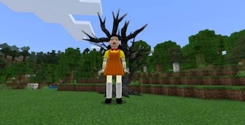 Poster Squid Game Mod Minecraft