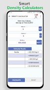 برنامه‌نما Density Calculator & Converter عکس از صفحه