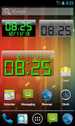 LED clock widget free स्क्रीनशॉट 4