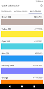 برنامه‌نما Quick Color Code Finder عکس از صفحه