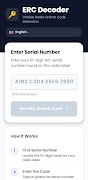 ERC Calculator - ERC Unlocker 포스터