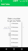 Math Tables اسکرین شاٹ 2