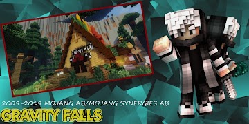 Map Gravity Falls: Blocks City screenshot 5