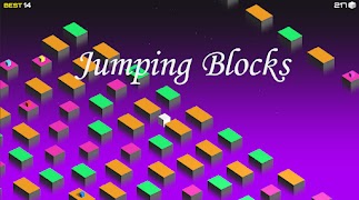 Jumping blocks پوسٹر