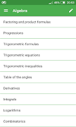 Math Formulas FREE poster
