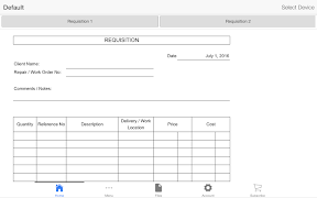 Requisition Form Ekran Görüntüsü 7
