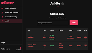 AniGuessr スクリーンショット 5