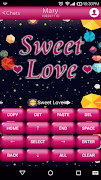 4 Schermata Sweet Love Emoji Keyboard💖❤️
