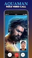 برنامه‌نما Aquaman Fake Video Call عکس از صفحه