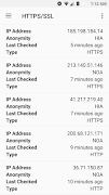 Proxy List: HTTPS & SOCKS स्क्रीनशॉट 6