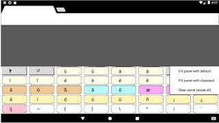 برنامه‌نما Grid Custom Keyboard عکس از صفحه
