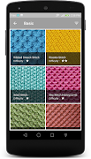 برنامه‌نما Knitting Stitches عکس از صفحه