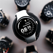 Analog clock touch poster