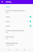 FFTSensor screenshot 2