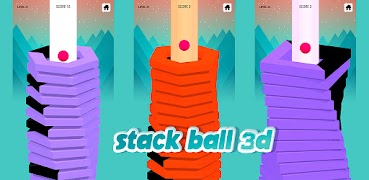 برنامه‌نما Stack Ball Crash : Helix Blast عکس از صفحه