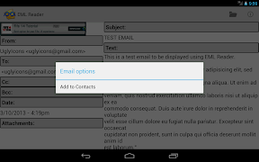 برنامه‌نما EML Reader with ads عکس از صفحه