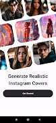 برنامه‌نما InstaCover: Portadas de IA عکس از صفحه