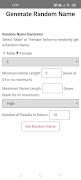Random Name Generator Screenshot 3