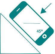 Simple Inclinometer الملصق