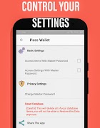 1PassWallet - Password Manager and Secure Wallet 截圖 2