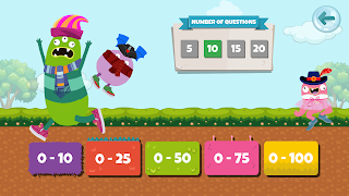 Fun Monster Math: Primary Math اسکرین شاٹ 2