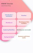 برنامه‌نما Learn Knime (Online Tutorials) عکس از صفحه