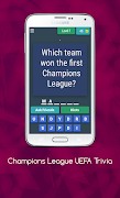 Champions League UEFA Trivia पोस्टर