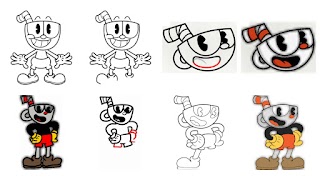 描き方。カップ。キャラクター スクリーンショット 2