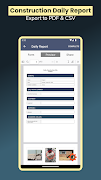 Construction Daily Reports App Screenshot 2