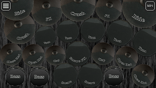 Electronic drum kit poster