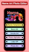 Name Art Photo Editor poster