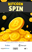 Bitcoin Spin الملصق