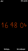 LED Animated Digital Clock LWP ポスター