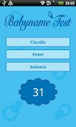 Baby Names Test screenshot 1