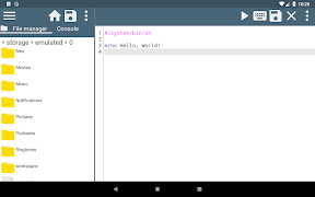 Shell Script Editor स्क्रीनशॉट 2