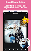 برنامه‌نما Rain Effect Maker - Rain Frame عکس از صفحه