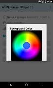 برنامه‌نما Wi-Fi Hotspot Data Widget عکس از صفحه