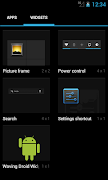 Waving Droid Widget screenshot 1