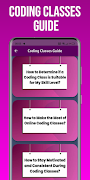 Coding Classes Guide Ekran Görüntüsü 4